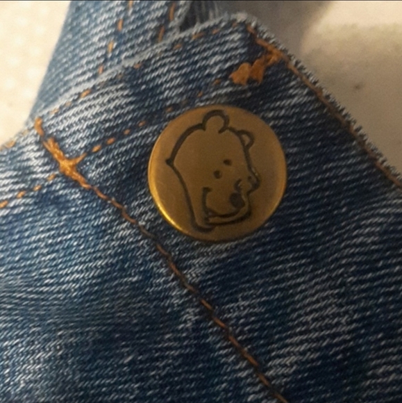 Walt disney winnie the pooh overalls (jeans) (denim) (overall) - Picture 9 of 9